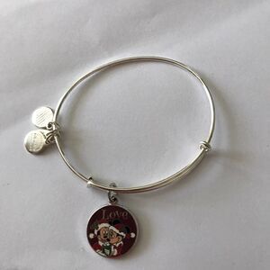 Alex and Ani Disney Mickey and Minnie Mouse Christmas LOVE bracelet